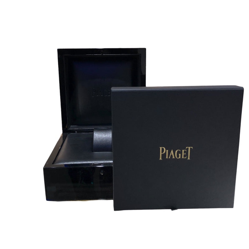 ピアジェ PIAGET エンペラドール ダイヤ G0A35022(P10723) シルバー K18PG/革ベルト 自動巻き メンズ 腕時計