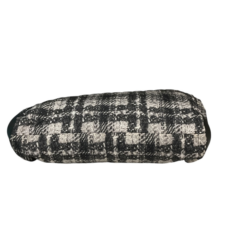 シャネル CHANEL ツイードプリントトートバッグ A66446 ブラック ナイロン レディース トートバッグ