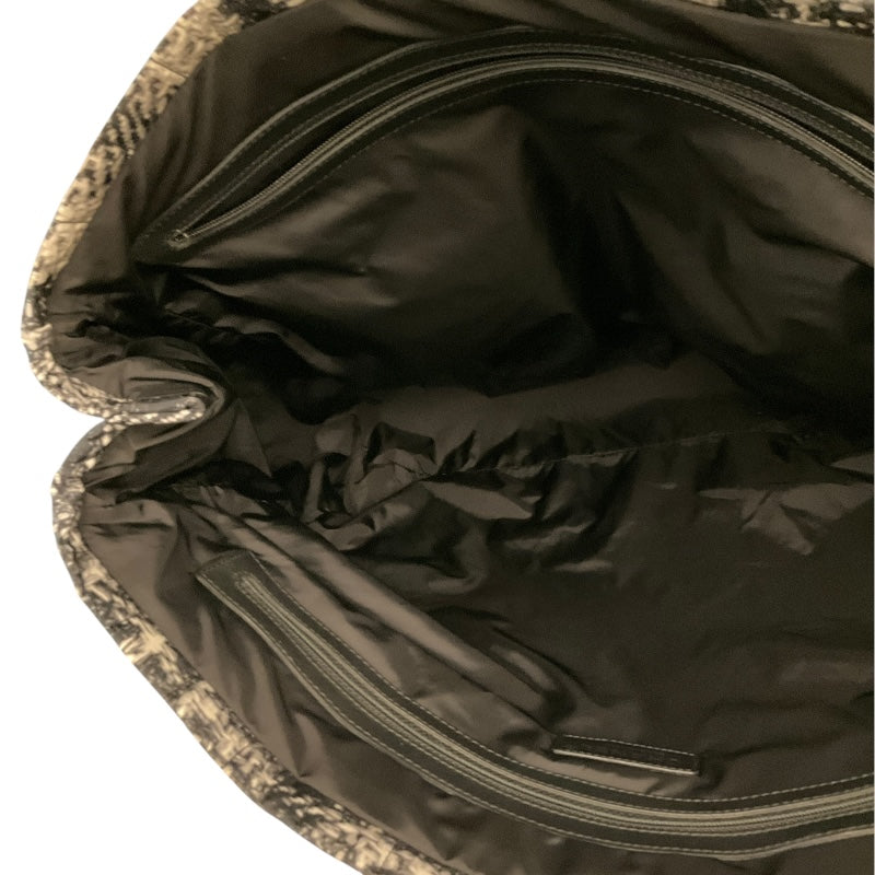 シャネル CHANEL ツイードプリントトートバッグ A66446 ブラック ナイロン レディース トートバッグ