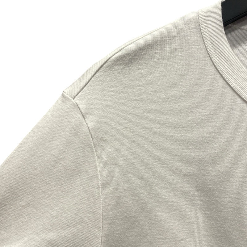 プラダ PRADA トライアングルロゴTシャツ UJN824 ホワイト コットン メンズ 半袖Ｔシャツ