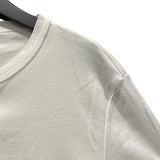 プラダ PRADA トライアングルロゴTシャツ UJN824 ホワイト コットン メンズ 半袖Ｔシャツ