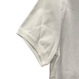 プラダ PRADA トライアングルロゴTシャツ UJN824 ホワイト コットン メンズ 半袖Ｔシャツ