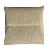 エルメス HERMES バスティア W刻印 ホワイト エプソン レディース コインケース