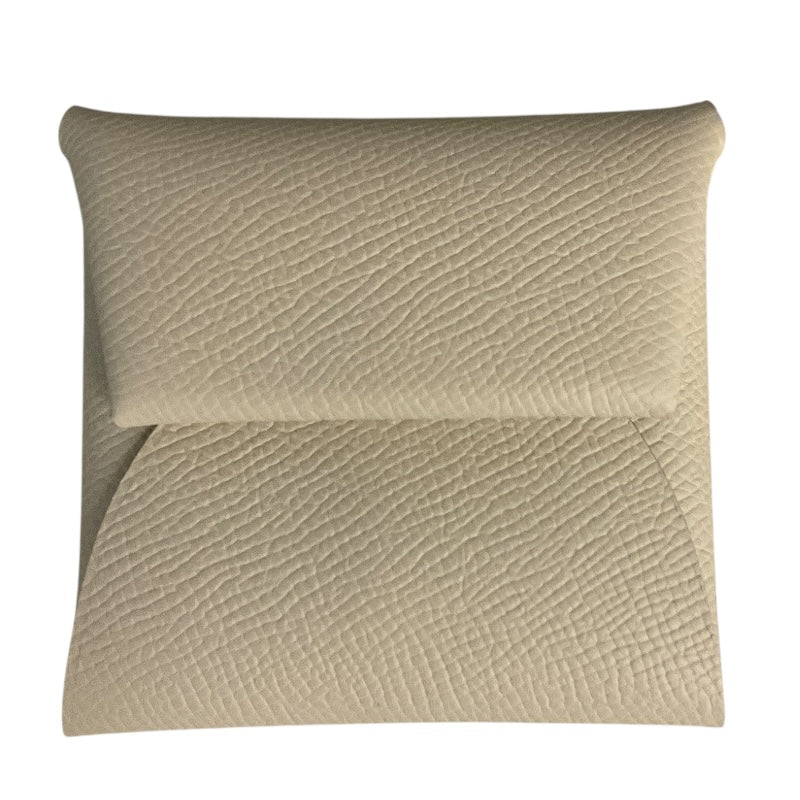 エルメス HERMES バスティア W刻印 ホワイト エプソン レディース コインケース