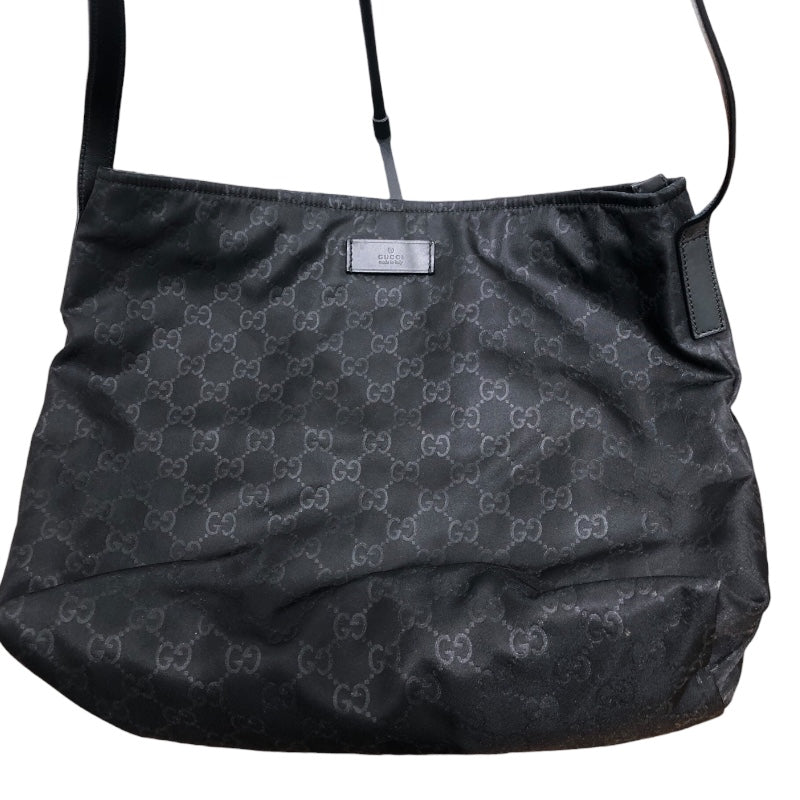 グッチ GUCCI GGﾅｲﾛﾝ ｼｮﾙﾀﾞｰﾊﾞｯｸﾞ 308840 ブラック GGﾅｲﾛﾝ レディース ショルダーバッグ