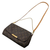 ルイ・ヴィトン LOUIS VUITTON フェイボリットPM Ｍ40718 ブラウン モノグラムキャンバス レディース ショルダーバッグ