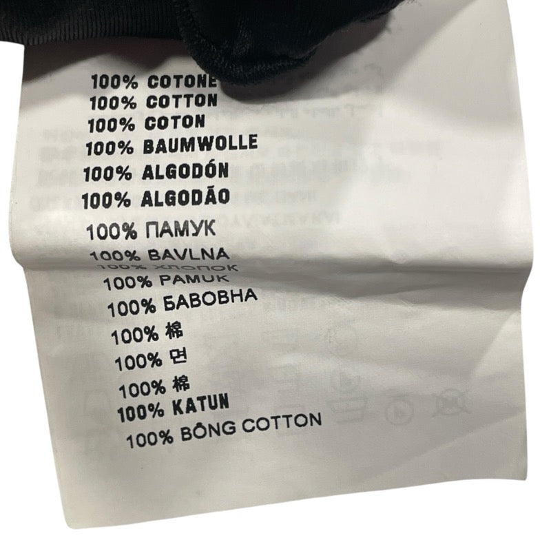 プラダ PRADA トライアングルロゴTシャツ UJN824 ホワイト コットン メンズ 半袖Ｔシャツ