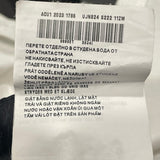 プラダ PRADA トライアングルロゴTシャツ UJN824 ホワイト コットン メンズ 半袖Ｔシャツ