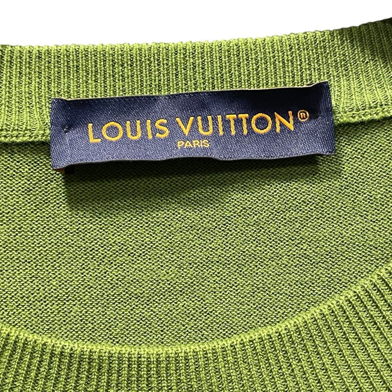 ルイ・ヴィトン LOUIS VUITTON ドッグロゴ半袖ニットシャツ HSN14W