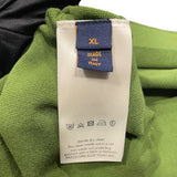 ルイ・ヴィトン LOUIS VUITTON ドッグロゴ半袖ニットシャツ HSN14W グリーン コットン メンズ 半袖シャツ