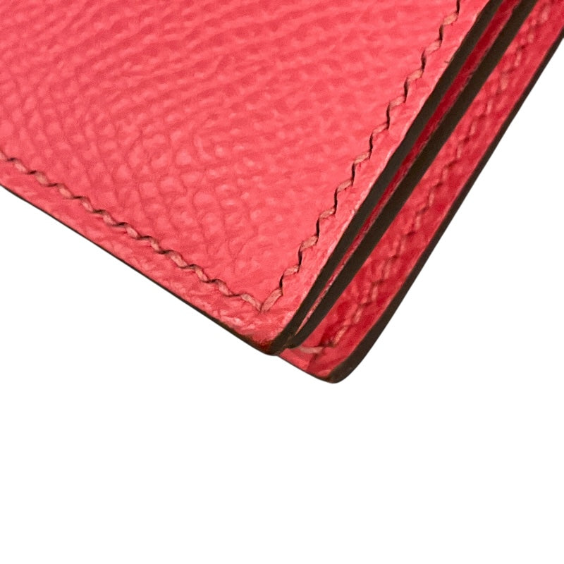 エルメス HERMES ベアンスフレ Y刻印 ローズアザレ エプソン レディース 長財布