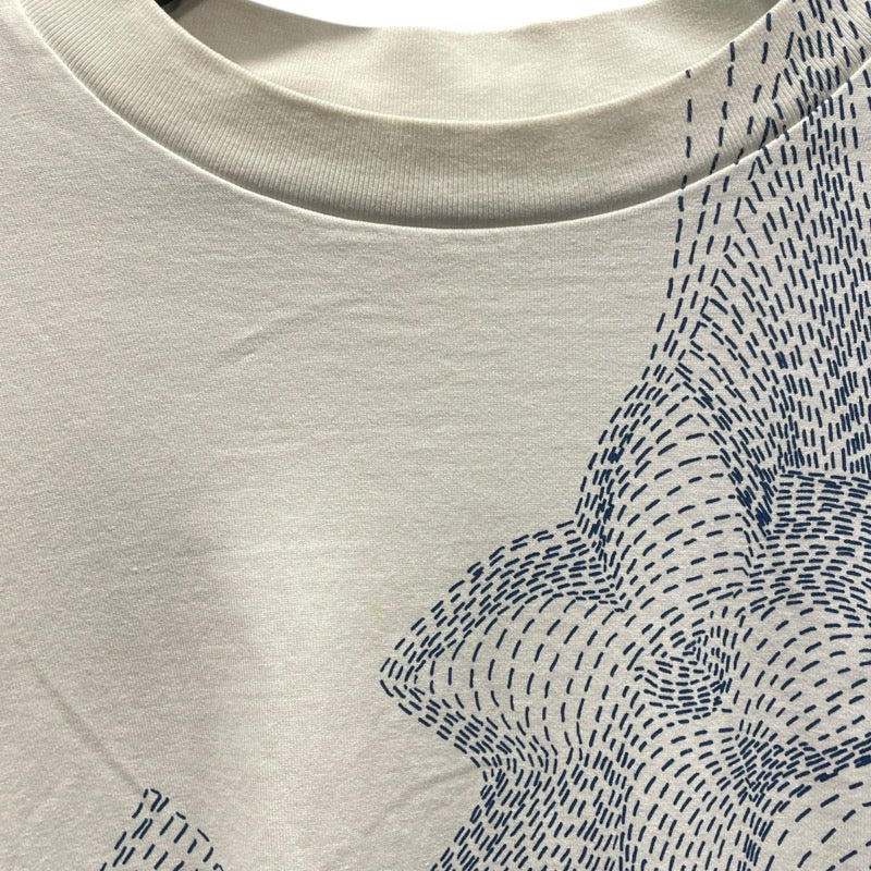 ルイ・ヴィトン LOUIS VUITTON フラワープリント半袖Tシャツ HJY72W ホワイト コットン メンズ 半袖Ｔシャツ