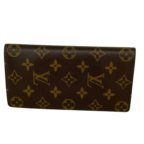 ルイ・ヴィトン LOUIS VUITTON ポルトフォイユ・ブラザ M66540 ブラウン PVCコーティングキャンバス モノグラム レディース 長財布
