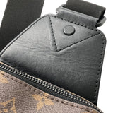 ルイ・ヴィトン LOUIS VUITTON アヴェニュー・スリングバッグ M45897 ブラウン モノグラム・マカサー メンズ ボディバッグ