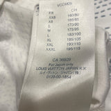 ルイ・ヴィトン LOUIS VUITTON フラワープリント半袖Tシャツ HJY72W ホワイト コットン メンズ 半袖Ｔシャツ