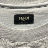 フェンディ FENDI FF総柄テリーコットンTシャツ FY0936 ブルー コットン メンズ 半袖Ｔシャツ