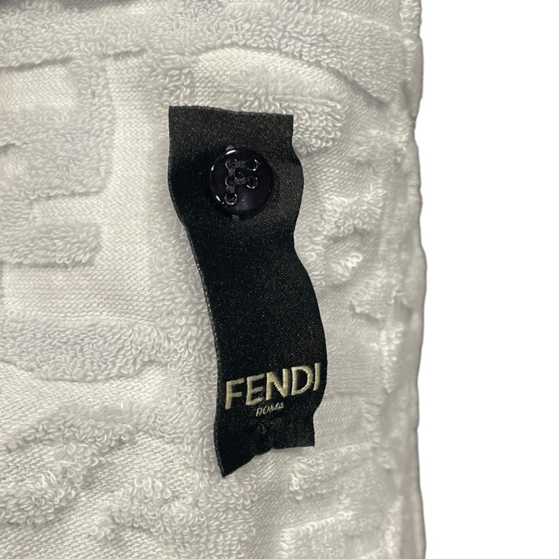 フェンディ FENDI FF総柄テリーコットンTシャツ FY0936 ブルー コットン メンズ 半袖Ｔシャツ