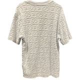 フェンディ FENDI FF総柄テリーコットンTシャツ FY0936 ブルー コットン メンズ 半袖Ｔシャツ