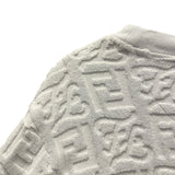 フェンディ FENDI FF総柄テリーコットンTシャツ FY0936 ブルー コットン メンズ 半袖Ｔシャツ