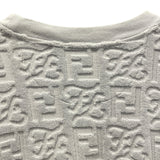 フェンディ FENDI FF総柄テリーコットンTシャツ FY0936 ブルー コットン メンズ 半袖Ｔシャツ