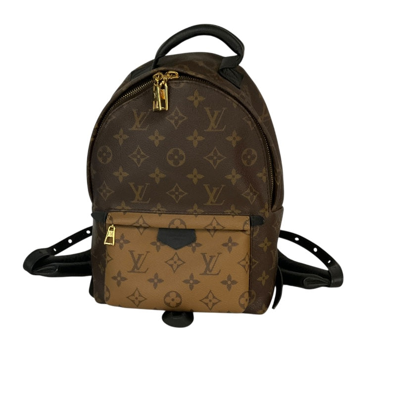 ルイ・ヴィトン LOUIS VUITTON ﾊﾟｰﾑｽﾌﾟﾘﾝｸﾞｽ･ﾊﾞｯｸﾊﾟｯｸ PM M44870 ブラウン ﾓﾉｸﾞﾗﾑ･ﾘﾊﾞｰｽ レディース リュック・デイパック