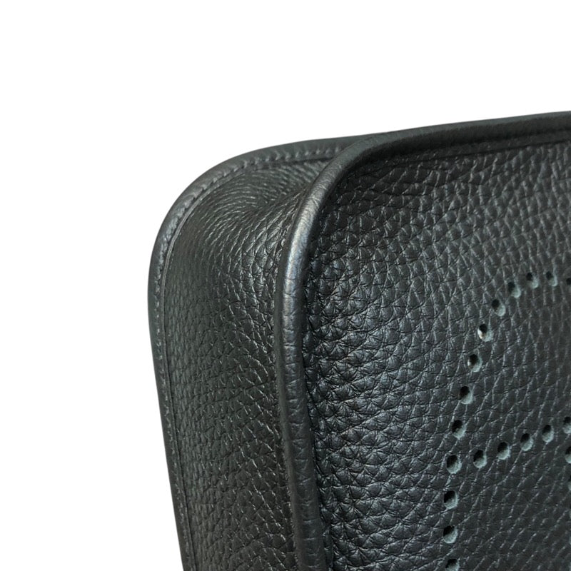 エルメス HERMES エヴリンTPM W刻 ブラック・GD金具 トリヨン レディース ショルダーバッグ