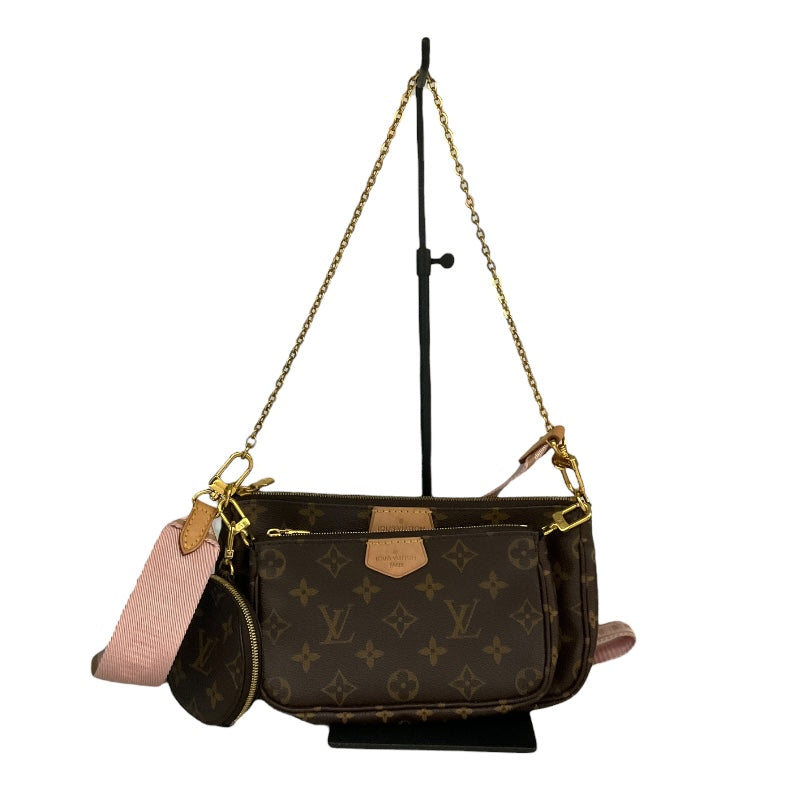 ルイ・ヴィトン LOUIS VUITTON ﾐｭﾙﾃｨ･ﾎﾟｼｪｯﾄ･ｱｸｾｿﾜｰﾙ M44840 ブラウン PVCコーティングキャンバス レディース ショルダーバッグ