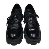プラダ PRADA モノリス レースアップ 2EE342 ブラック レザー メンズ その他靴