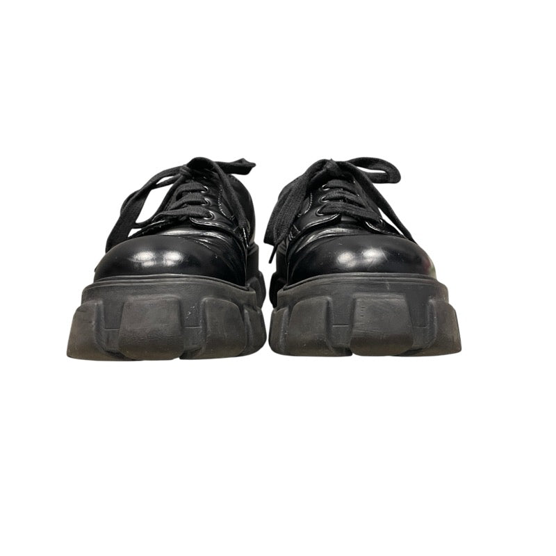プラダ PRADA モノリス レースアップ 2EE342 ブラック レザー メンズ