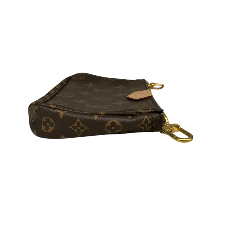 ルイ・ヴィトン LOUIS VUITTON ﾐｭﾙﾃｨ･ﾎﾟｼｪｯﾄ･ｱｸｾｿﾜｰﾙ M44840 ブラウン PVCコーティングキャンバス レディース ショルダーバッグ