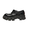 プラダ PRADA モノリス レースアップ 2EE342 ブラック レザー メンズ その他靴