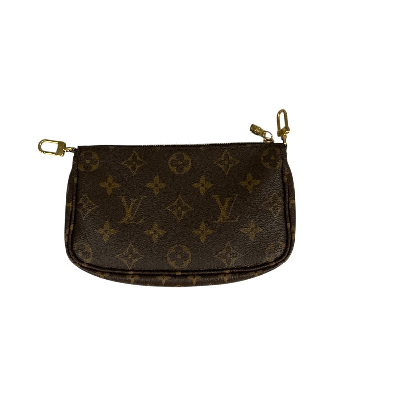 ルイ・ヴィトン LOUIS VUITTON ﾐｭﾙﾃｨ･ﾎﾟｼｪｯﾄ･ｱｸｾｿﾜｰﾙ M44840 ブラウン PVCコーティングキャンバス レディース ショルダーバッグ