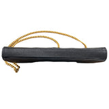 サンローラン SAINT LAURENT ｶｻﾝﾄﾞﾗ ｸﾗｼｯｸ ﾁｪｰﾝｼｮﾙﾀﾞｰﾊﾞｯｸﾞ 277828 ブラック/ゴールド金具 ｸﾞﾚｲﾝｶｰﾌ レディース ショルダーバッグ