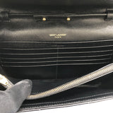 サンローラン SAINT LAURENT ｶｻﾝﾄﾞﾗ ｸﾗｼｯｸ ﾁｪｰﾝｼｮﾙﾀﾞｰﾊﾞｯｸﾞ 277828 ブラック/ゴールド金具 ｸﾞﾚｲﾝｶｰﾌ レディース ショルダーバッグ