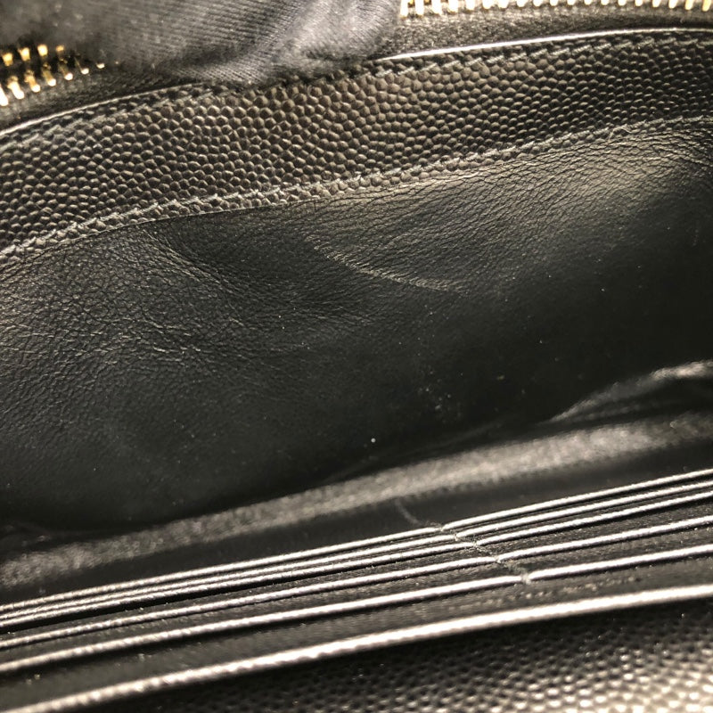 サンローラン SAINT LAURENT ｶｻﾝﾄﾞﾗ ｸﾗｼｯｸ ﾁｪｰﾝｼｮﾙﾀﾞｰﾊﾞｯｸﾞ 277828 ブラック/ゴールド金具 ｸﾞﾚｲﾝｶｰﾌ レディース ショルダーバッグ