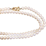 ミキモト MIKIMOTO K14 パールロングネックレス K14ゴールド 585YG ジュエリー