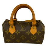 ルイ・ヴィトン LOUIS VUITTON ミニ・スピーディ M41534 ブラウン モノグラム レディース ショルダーバッグ