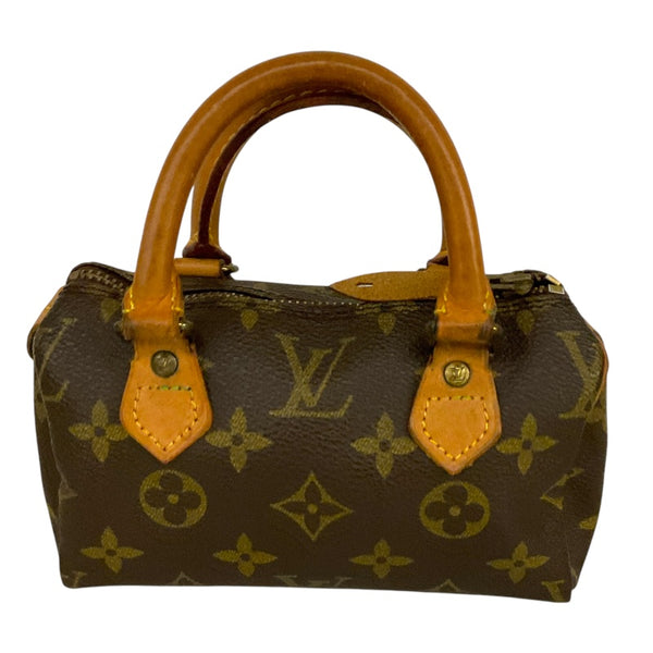 ルイ・ヴィトン LOUIS VUITTON ミニ・スピーディ M41534 ブラウン モノグラム レディース ショルダーバッグ