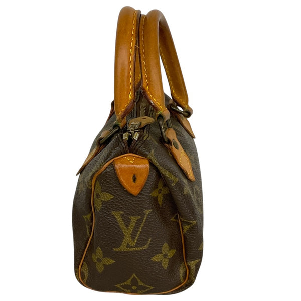 ルイ・ヴィトン LOUIS VUITTON ミニ・スピーディ M41534 ブラウン モノグラム レディース ショルダーバッグ