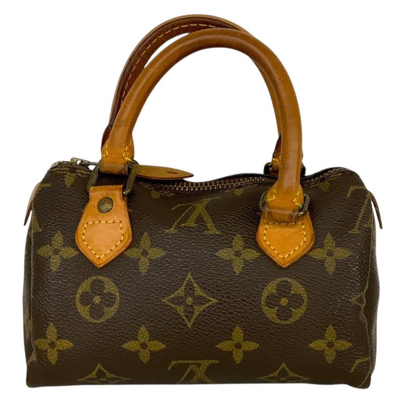 ルイ・ヴィトン LOUIS VUITTON ミニ・スピーディ M41534 ブラウン モノグラム レディース ショルダーバッグ