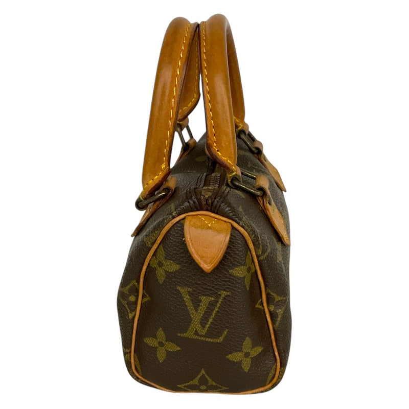 ルイ・ヴィトン LOUIS VUITTON ミニ・スピーディ M41534 ブラウン モノグラム レディース ショルダーバッグ