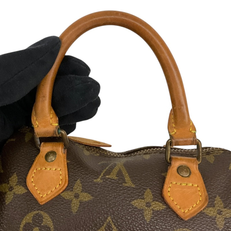 ルイ・ヴィトン LOUIS VUITTON ミニ・スピーディ M41534 ブラウン モノグラム レディース ショルダーバッグ