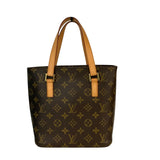 ルイ・ヴィトン LOUIS VUITTON ｳﾞｧｳﾞｧﾝPM M51172 ブラウン/ゴールド金具 PVCコーティングキャンバス レディース ハンドバッグ