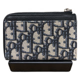 ディオールオム DIOR HOMME ｵﾌﾞﾘｰｸ ｺｲﾝｹｰｽ ﾈｲﾋﾞｰ ｵﾌﾞﾘｰｸｼﾞｬｶﾞｰﾄﾞ レディース コインケース