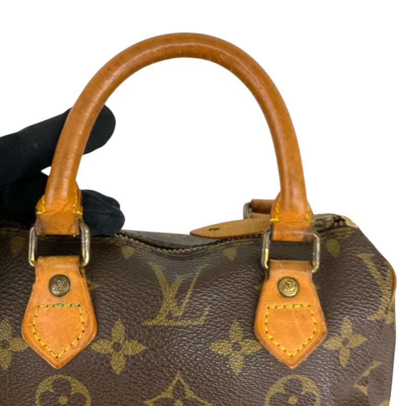 ルイ・ヴィトン LOUIS VUITTON ミニ・スピーディ M41534 ブラウン モノグラム レディース ショルダーバッグ