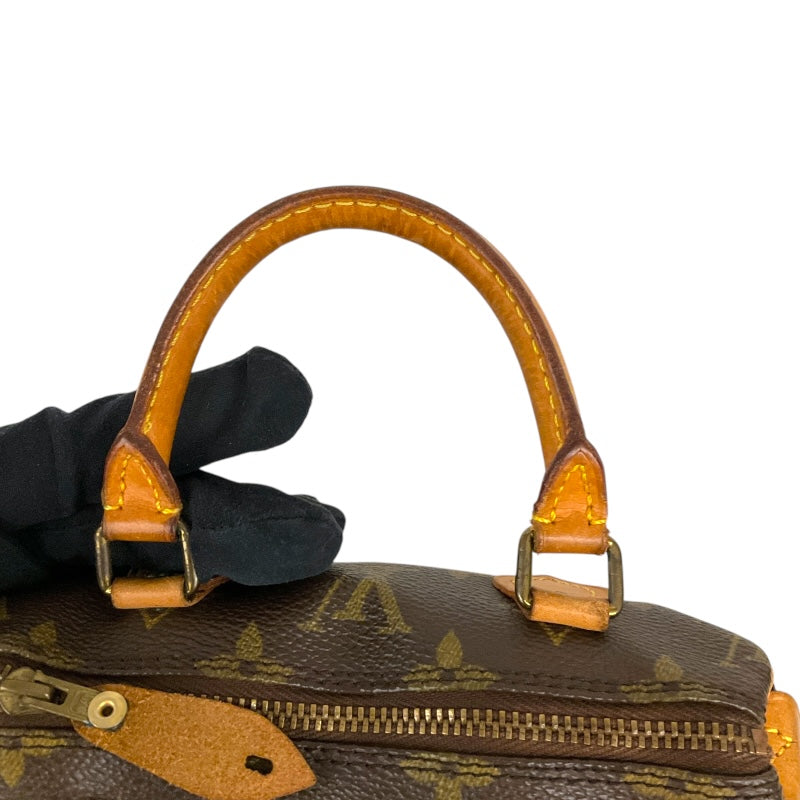 ルイ・ヴィトン LOUIS VUITTON ミニ・スピーディ M41534 ブラウン モノグラム レディース ショルダーバッグ
