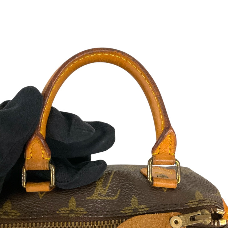 ルイ・ヴィトン LOUIS VUITTON ミニ・スピーディ M41534 ブラウン モノグラム レディース ショルダーバッグ