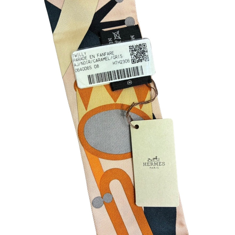 エルメス HERMES ツイリー PARADE EN FANFARE シルク レディース スカーフ