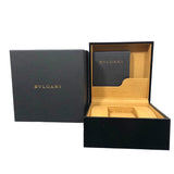 ブルガリ BVLGARI オーバル OW27G ホワイト文字盤 K18WG/レザーストラップ(社外品) レディース 腕時計