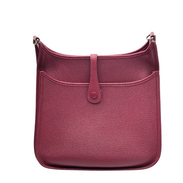 エルメス HERMES エヴリン3PM □N刻 ルビー トリヨン レディース ショルダーバッグ